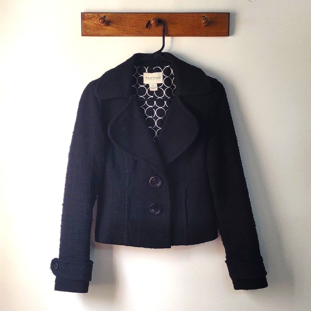 White House Black Market Black Blazer Size 6